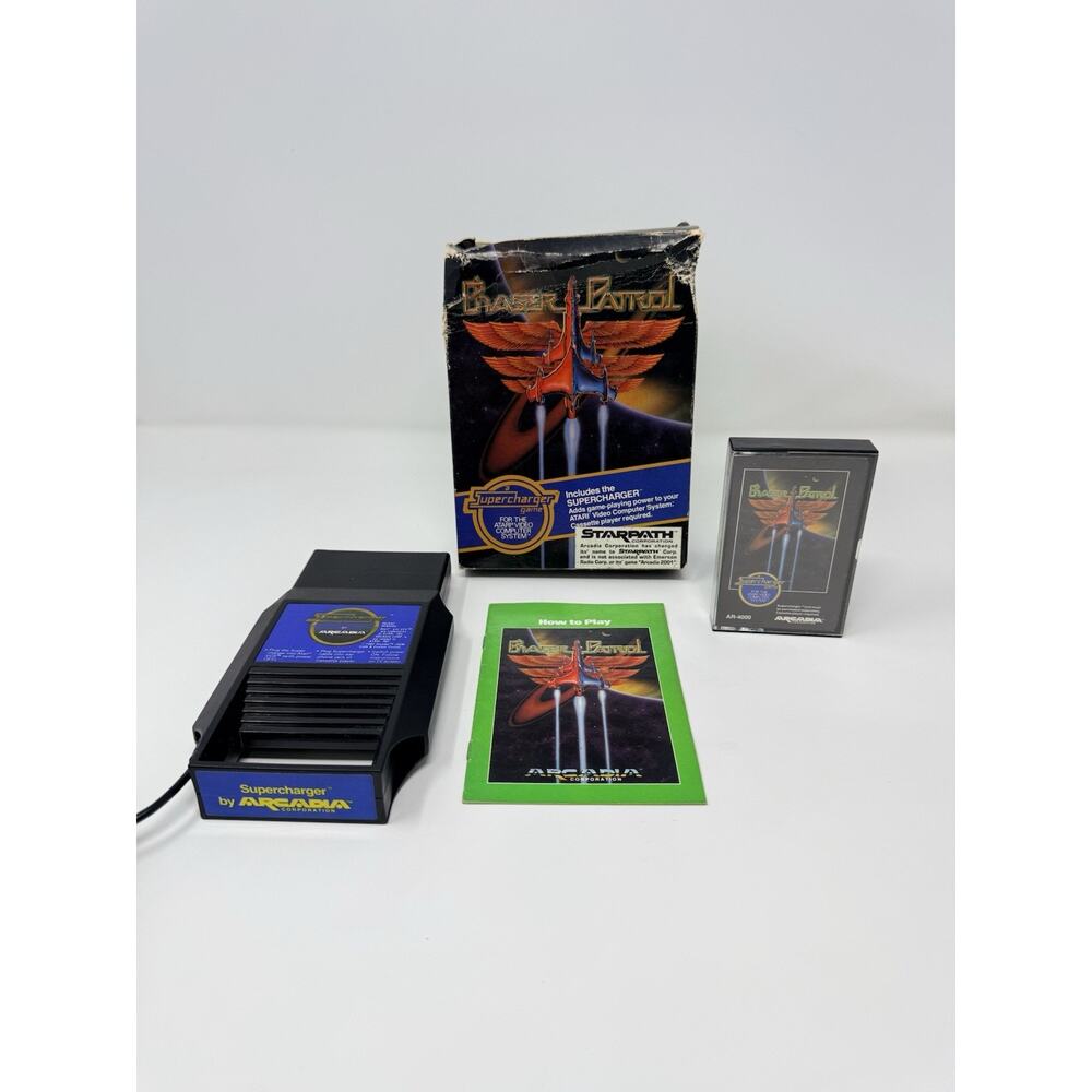 Phaser Patrol Atari 2600 1982 Complete CIB Tested